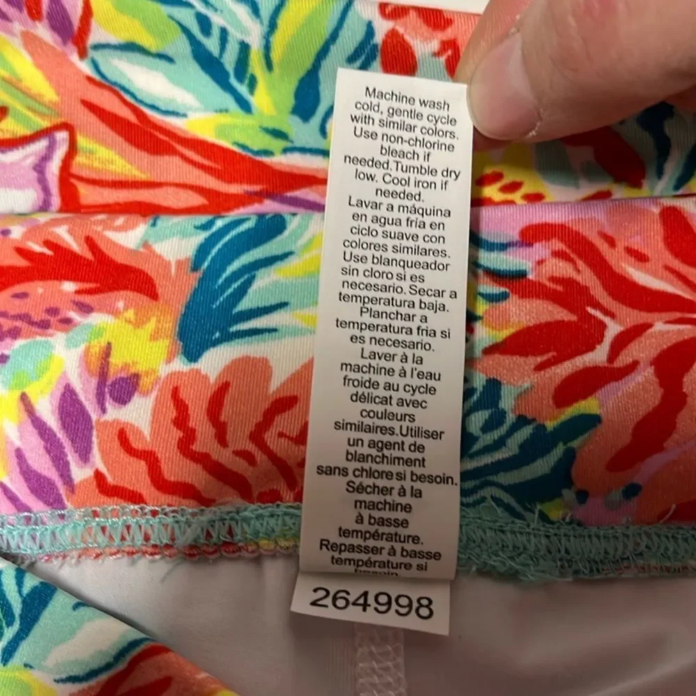 NWOT Nanette Lepore‎ | Skort Shorts $54 Multi Color Skirt Stretch Athletic Skirt - Picture 5 of 7